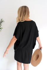 Ultimate Short Beach Dress In Black
