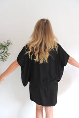 Ultimate Short Beach Dress In Black