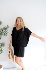 Ultimate Short Beach Dress In Black