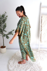 Long Kaftan In Pendant Mint