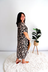 Lux Muu Muu in Ibiza Black/Taupe