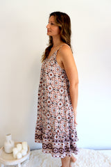 Oasis Dress in Mosaic Earth