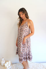 Oasis Dress in Mosaic Earth