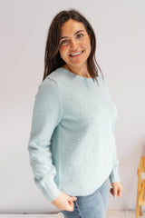 Long Weekend Sweater in Teal
