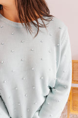 Long Weekend Sweater in Teal