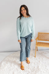 Long Weekend Sweater in Teal