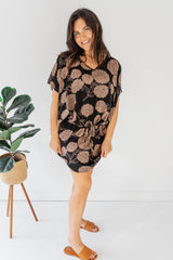 Ultimate Short Beach Dress In Black Tea