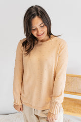 Long Weekend Sweater in Salmon