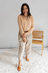 Long Weekend Sweater in Salmon
