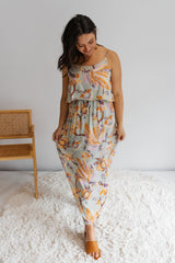 Byron Maxi Dress In Olive Paradise