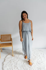 Byron Maxi Dress In Grey Nautica