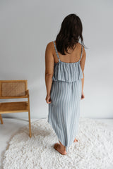 Byron Maxi Dress In Grey Nautica