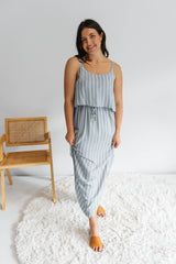 Byron Maxi Dress In Grey Nautica