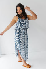 Byron Maxi Dress In Blue Splash
