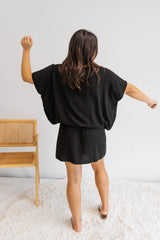 Ultimate Short Beach Dress In Black