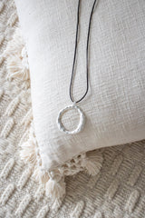 Silver Cove Pendant Long Necklace