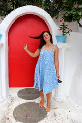 Short Swing Dress In Nexos