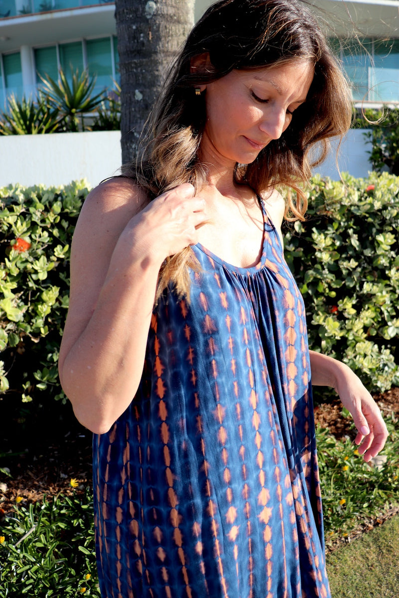 Sweet Summer Maxi In Choc Navy