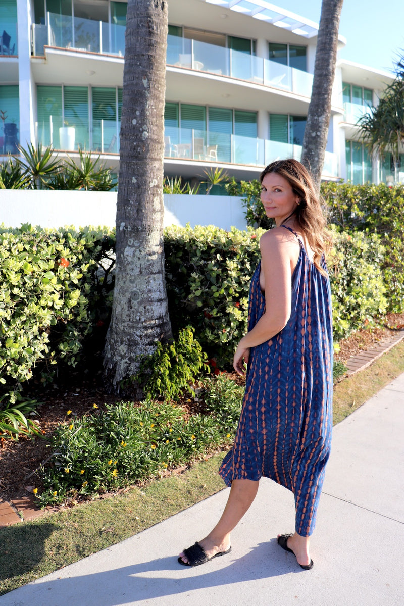 Sweet Summer Maxi In Choc Navy
