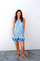 Tahiti Jumpsuit In Seaside Garden