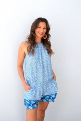 Tahiti Jumpsuit In Seaside Garden