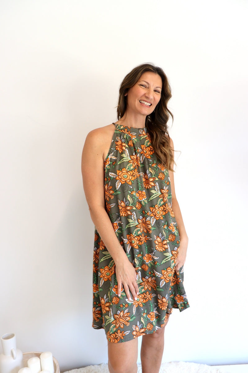 Tahiti Dress California Poppy