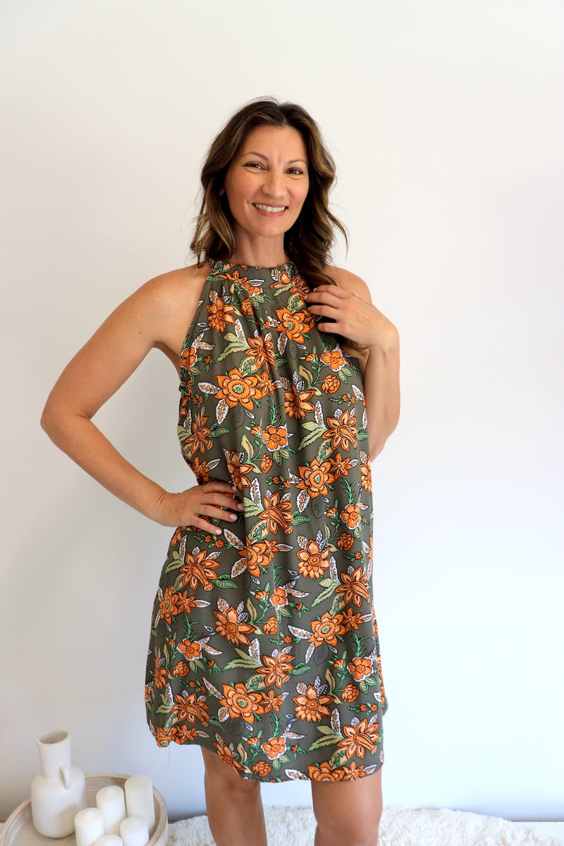 Tahiti Dress California Poppy