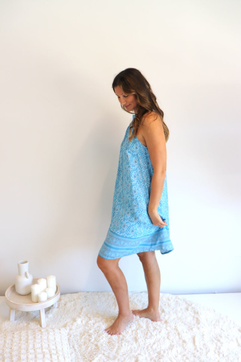 Tahiti Dress Ocean Blossom
