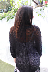 Travel Cardi in Black