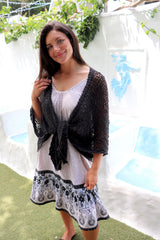 Travel Cardi in Black