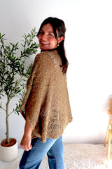 Travel Cardi in Milk Chocolate