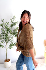Travel Cardi in Milk Chocolate