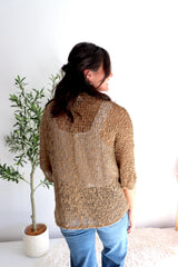 Travel Cardi in Milk Chocolate