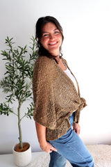 Travel Cardi in Milk Chocolate