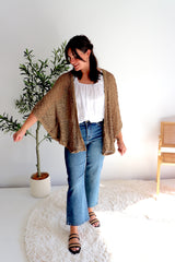 Travel Cardi in Milk Chocolate