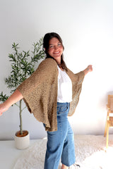 Travel Cardi in Milk Chocolate