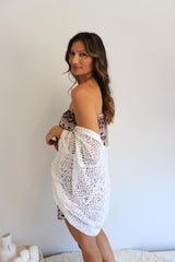 Travel Cardi in Eggshell White