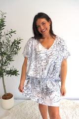 Ultimate Short Beach Dress In Safari Grey
