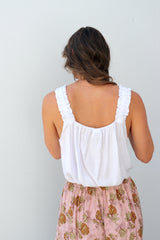 Vienna Top in White