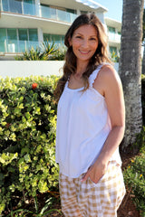 Vienna Top in White