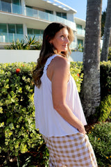 Vienna Top in White
