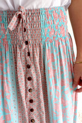 Long Bohemian Skirt In Willow Bloom