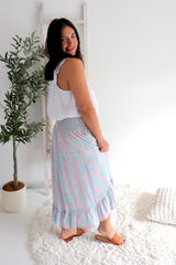 Long Bohemian Skirt In Willow Bloom