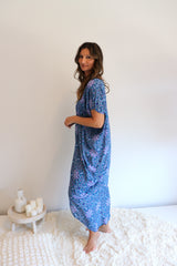 Island Holiday High Low Dress In Paragon Purple/Blue