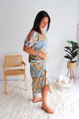 Mai Tai In Hawaiian Leaf