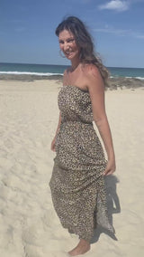Daytripper Maxi Dress In Leopard