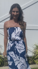Daytripper Maxi Dress In Samoa Blue