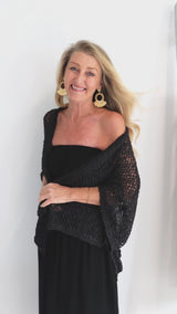 Travel Cardi in Black