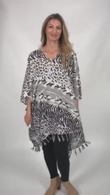Short Kaftan With Tassels In Tanzania