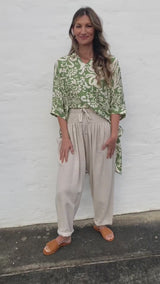 Dream Pant in LUX Cotton Sand